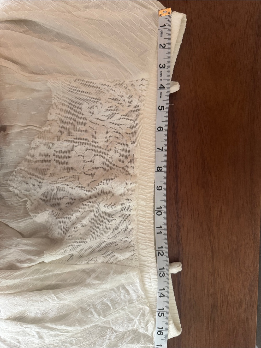 Free People White Tiered Lace Maxi Skirt - Picture 8 of 8